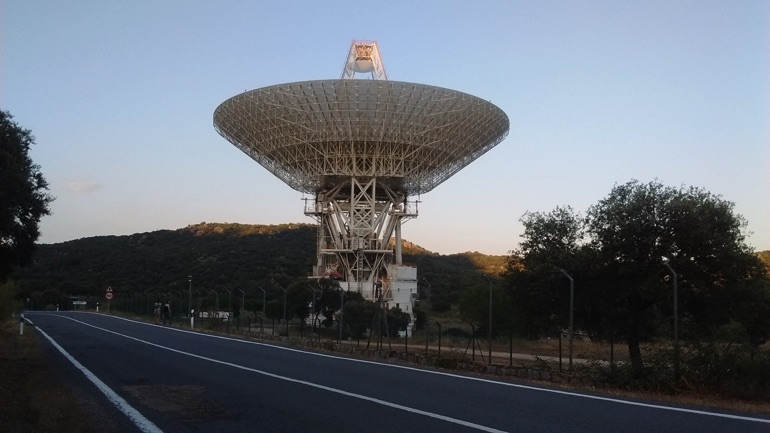 Antennae dish at Madrid Deep Space Communications Complex